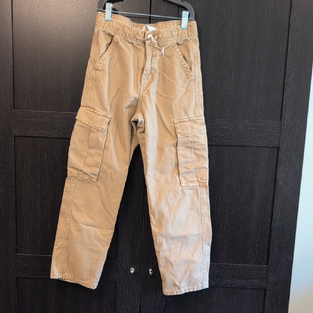 H&M Men's Beige Cargo Pants